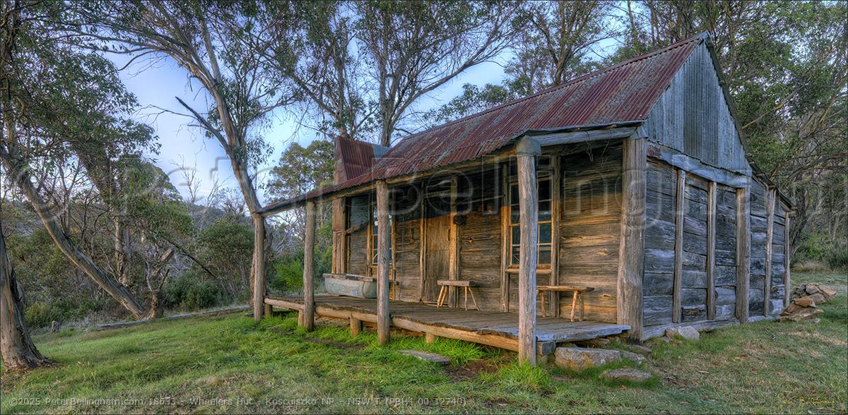 Peter Bellingham Photography Wheelers Hut - Koscuiszko NP - NSW T (PBH4 00 12740)